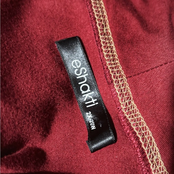 PLUS SIZED ESHAKTI popover tunic dress EMBROIDERED with pockets! 2x 20w - Picture 4 of 7